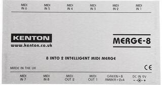 MIDI vmesniki Kenton Merge 8 – 8 MIDI IN to 2 OUT MIDI vmesniki - 2