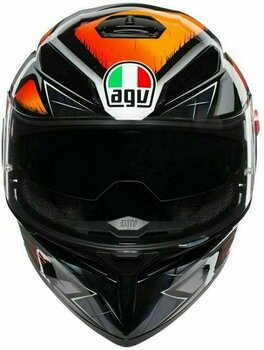 Helmet AGV K-3 SV Liquefy Black/Orange S/M Helmet - 2