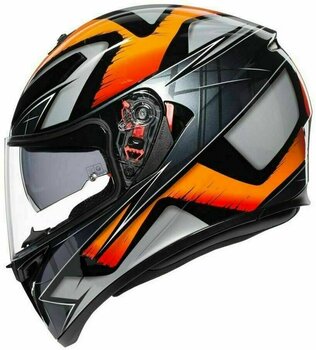 Helmet AGV K-3 SV Liquefy Black/Orange S/M Helmet - 3