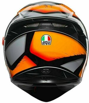 Helmet AGV K-3 SV Liquefy Black/Orange S/M Helmet - 4