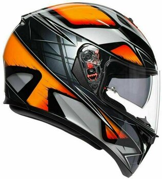 Helmet AGV K-3 SV Liquefy Black/Orange S/M Helmet - 5