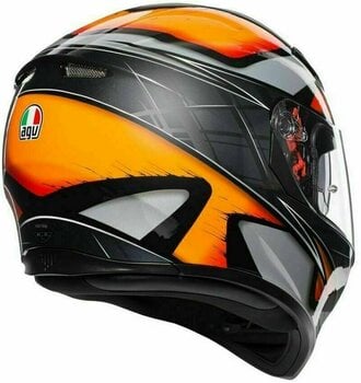 Helmet AGV K-3 SV Liquefy Black/Orange S/M Helmet - 6