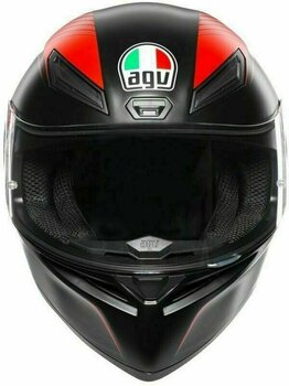 Helmet AGV K1 Warmup Matt Black/Red XS Helmet - 2