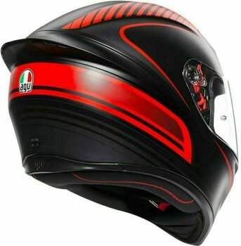 Helmet AGV K1 Warmup Matt Black/Red XS Helmet - 6