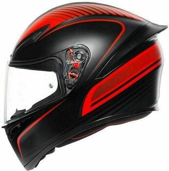 Helmet AGV K1 Warmup Matt Black/Red S Helmet - 3