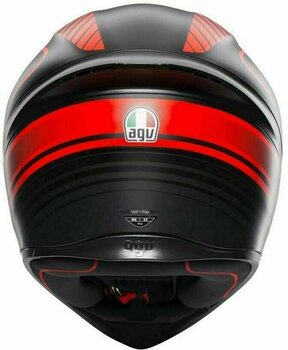 Helmet AGV K1 Warmup Matt Black/Red S Helmet - 4