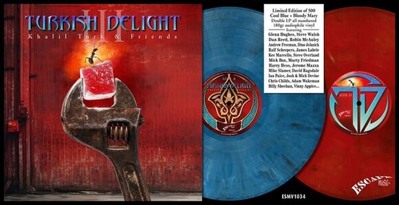 Disco de vinilo Khalil Turk & Friends - Turkish Delight III (Limited Edition) (Cool Blue + Bloody Mary Coloured) (2 LP) - 2