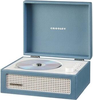 Reproductor de música de escritorio Crosley Voyager Cd Player Washed Blue Reproductor de música de escritorio - 2