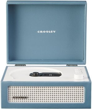 Reproductor de música de escritorio Crosley Voyager Cd Player Washed Blue Reproductor de música de escritorio - 3