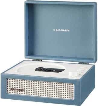 Reproductor de música de escritorio Crosley Voyager Cd Player Washed Blue Reproductor de música de escritorio - 4