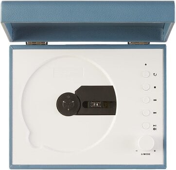 Reproductor de música de escritorio Crosley Voyager Cd Player Washed Blue Reproductor de música de escritorio - 5