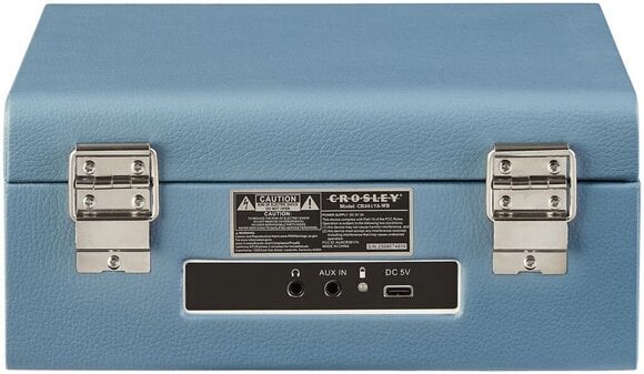 Reproductor de música de escritorio Crosley Voyager Cd Player Washed Blue Reproductor de música de escritorio - 7