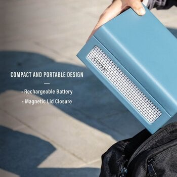 Reproductor de música de escritorio Crosley Voyager Cd Player Washed Blue Reproductor de música de escritorio - 13