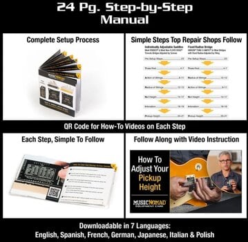Outil de maintenance de guitare MusicNomad Keep It Simple Setup Kit Outil de maintenance de guitare - 9
