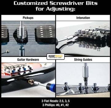 Outil de maintenance de guitare MusicNomad Keep It Simple Setup Kit Outil de maintenance de guitare - 11