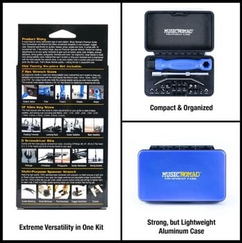 Outil de maintenance de guitare MusicNomad Keep It Simple Setup Kit Outil de maintenance de guitare - 13