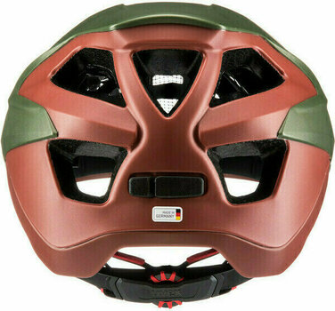 Bike Helmet UVEX Quatro Integrale Green/Red Matt 52-57 Bike Helmet - 3