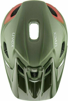 Cykelhjelm UVEX Quatro Integrale Green/Red Matt 52-57 Cykelhjelm - 4