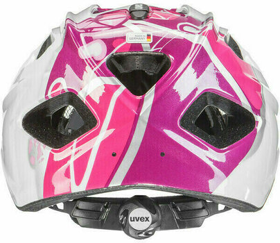 Dětská cyklistická helma UVEX Quatro Junior Pink/Silver 50-55 Dětská cyklistická helma - 3