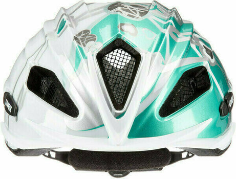 Dětská cyklistická helma UVEX Quatro Junior White/Teal 50-55 Dětská cyklistická helma - 2
