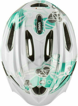Kid Bike Helmet UVEX Quatro Junior White/Teal 50-55 Kid Bike Helmet - 4