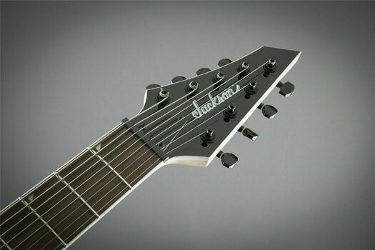 Guitares 8 cordes Jackson JS32-8Q Dinky IL Transparent Black - 6