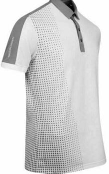 Camiseta polo Galvin Green Moe Ventil8 Mens Polo Shirt White/Sharkskin M - 2
