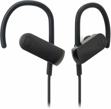 Vezeték nélküli fejhallgató fülhurkot Audio-Technica ATH-SPORT70BT Fekete - 3