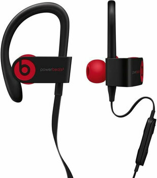 Draadloze hoofdtelefoon met oorhaak Beats Powerbeats3 Wireless Zwart-Red - 2