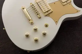 Electric guitar Reverend Guitars Kyle Shutt II Ice White Electric guitar - 1