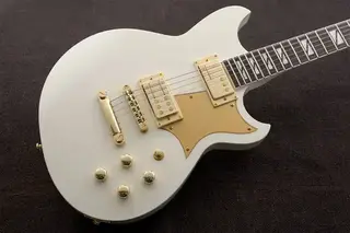 Electric guitar Reverend Guitars Kyle Shutt II Ice White Electric guitar - 3
