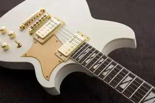 Electric guitar Reverend Guitars Kyle Shutt II Ice White Electric guitar - 4