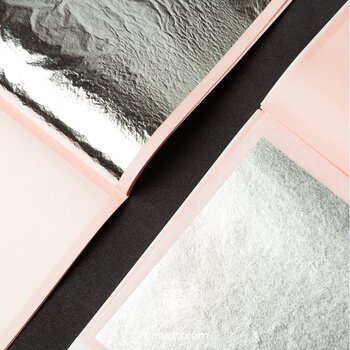 Kultapinnoitus Giusto Manetti Battiloro 2ZAA28B25 Silver Leaf Books Pure Silver 95 x 95 mm 28 g Loose 25 Leaves - 3