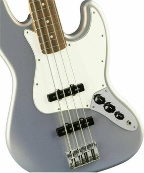 4-strängad basgitarr Fender Player Series Jazz Bass PF Silver - 3