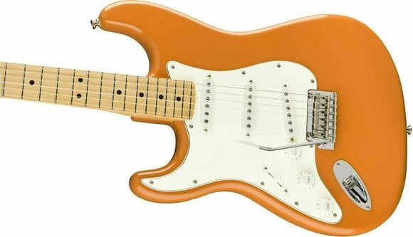 Electric guitar Fender Player Series Stratocaster MN LH Capri Orange - 4