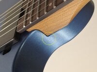 HILS Guitars HN5 NEXT Metallic Electric Blue Headless gitara