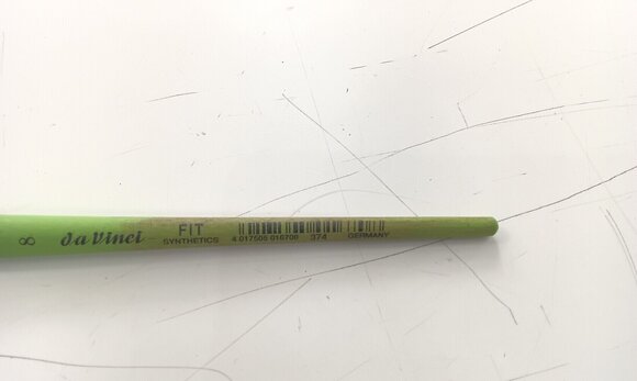 Pensula pictura Da Vinci 374 Fit Synthetics Pensulă plată 8 (Defect) - 3