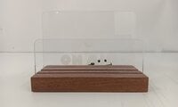 Muziker Now Playing Vinyl Record Album Display Stand with Acrylic board Suporte Natural