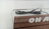 Muziker Now Playing Vinyl Record Album Display Stand with Acrylic board Suporte Natural