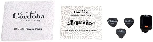 Koncertní ukulele Cordoba Ukulele Player Pack Concert Natural Koncertní ukulele - 6
