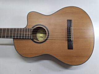 Guitarra clássica com pré-amplificador Valencia VC774TCE 4/4 Natural Guitarra clássica com pré-amplificador (Danificado) - 1