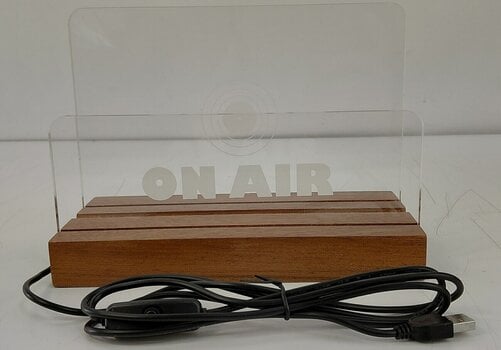 Mobiliário para discos LP Muziker Now Playing Vinyl Record Album Display Stand with Acrylic board Suporte Natural (Tao bons como novos) - 2