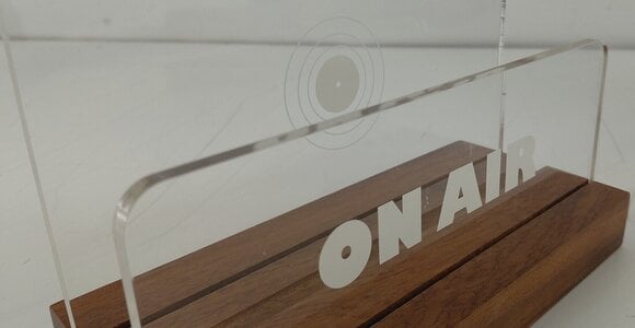 Mobiliário para discos LP Muziker Now Playing Vinyl Record Album Display Stand with Acrylic board Suporte Natural (Tao bons como novos) - 3