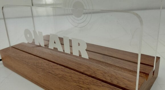 Mobiliário para discos LP Muziker Now Playing Vinyl Record Album Display Stand with Acrylic board Suporte Natural (Tao bons como novos) - 4
