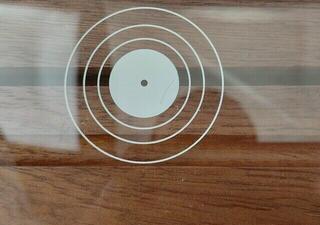Møbler til LP-plader Muziker Now Playing Vinyl Record Album Display Stand with Acrylic board Base Natural (Så godt som nyt) - 4