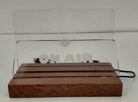 Nameštaj za LP ploče Muziker Now Playing Vinyl Record Album Display Stand with Acrylic board Stajati Natural (Oštećeno) - 2