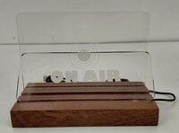 Muziker Now Playing Vinyl Record Album Display Stand with Acrylic board Stajati Natural