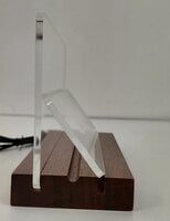 Muziker Now Playing Vinyl Record Album Display Stand with Acrylic board Stajati Natural
