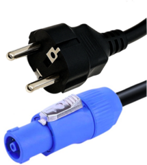Power Cable Cable4Me POWERCON IN 2M 2 m Power Cable - 1