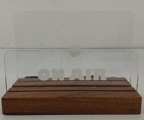 Furniture for LP records Muziker Now Playing Vinyl Record Album Display Stand with Acrylic board Stand Natural (Pre-owned) - 1